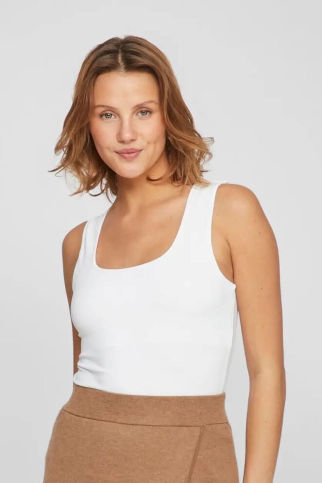 Vila Vikenza Tank Top White VIKENZA-WHI-1