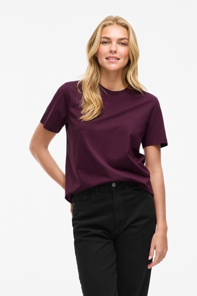 Vila Vinora T-shirt Fig VINORA-FIG-1