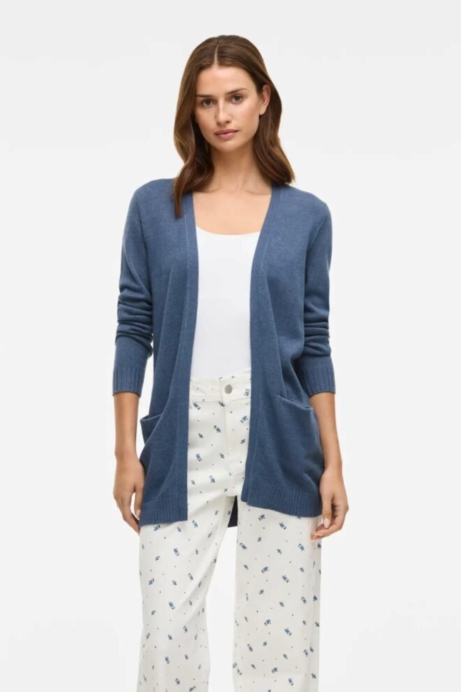 Vila Viril Basic Knitted Cardigan Viril Vintage Indigo VIRIL-IND-1