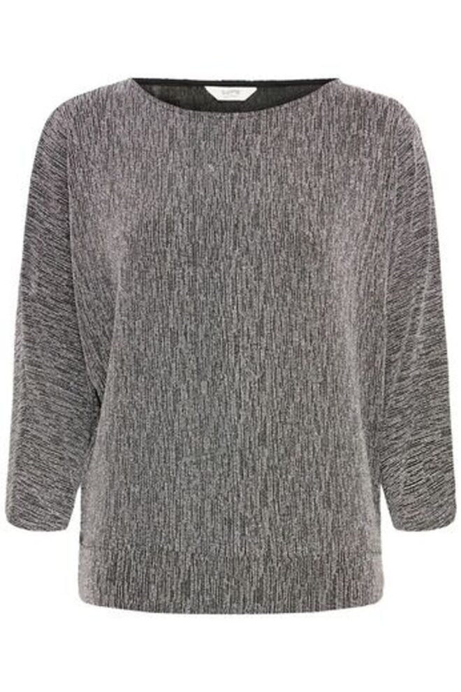 B.Young Shiloh Bat Blouse Shimmer Silver BYSHILOH-SILV-1