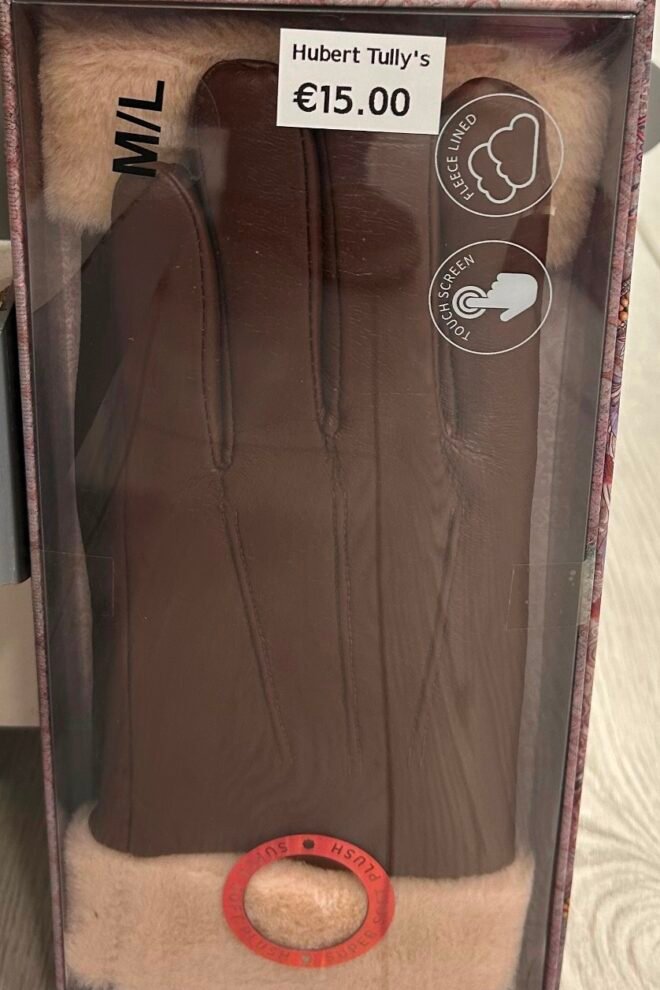 Pair of Cosy Gloves Brown GLOVES-BRWN