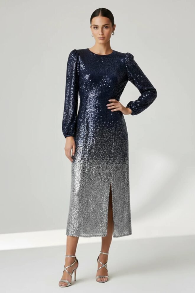 Marc Angelo Ombre Sequin Dress MA51339