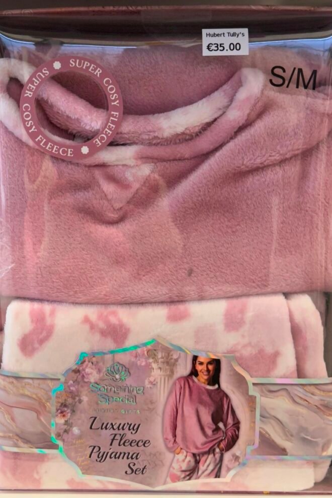 Luxury Fleece Pyjamas Set Mauve PJ-MAUVE