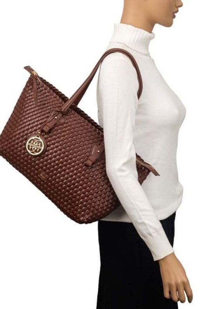 Gionni Elodie Tote Bag Brown 11G2833-BRWN-1