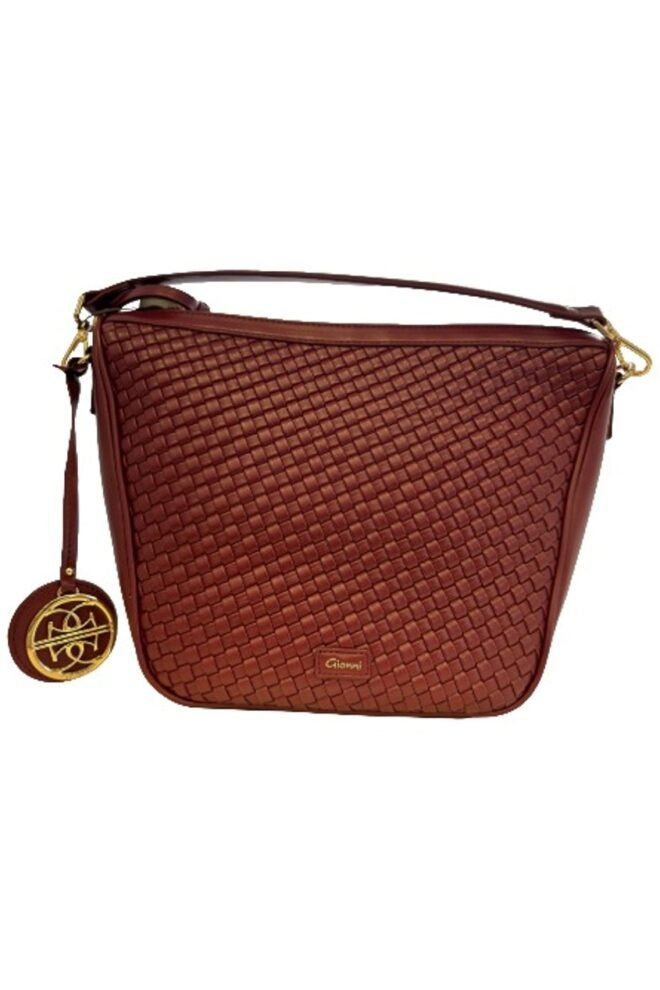 Gionni Woven Curve Bag Red 11G2834-RED-1