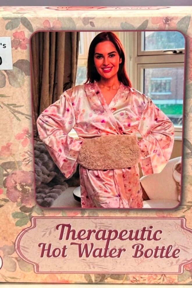 Therapeutic Hot Water Bottle Pale Pink BOTT-PINK