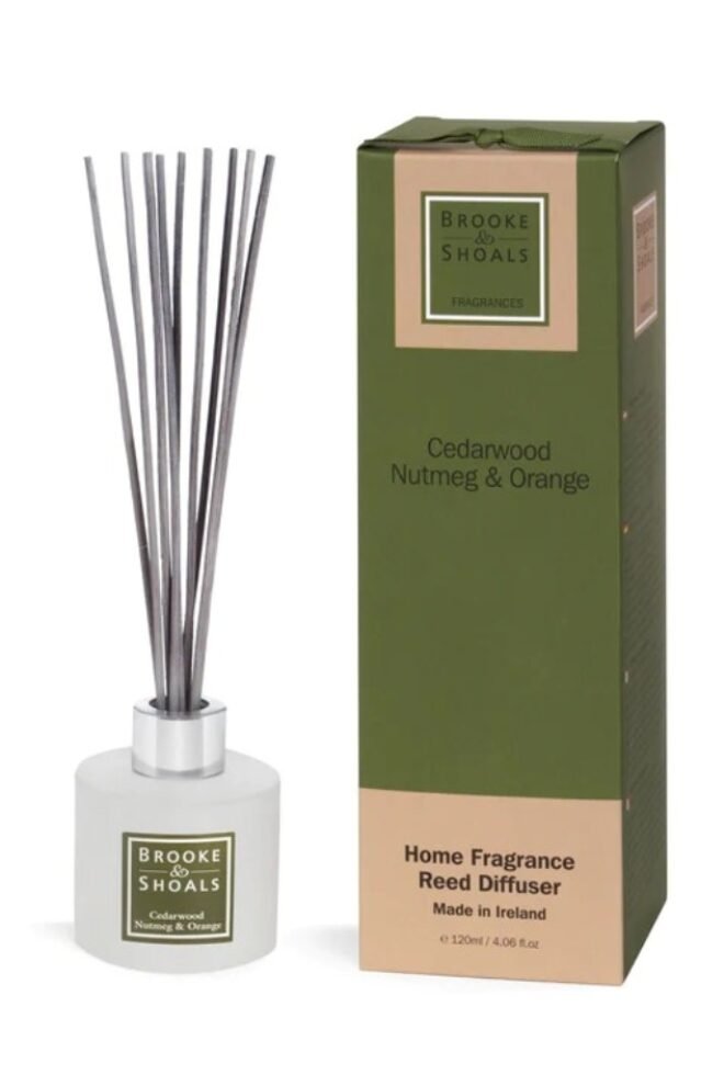 Brooke and Shoals Cedarwood, Nutmeg and Orange Diffuser DF-CNO-1