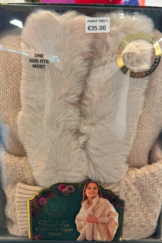 Cosy Cardigan Shawl Cream SHAWL-CREAM