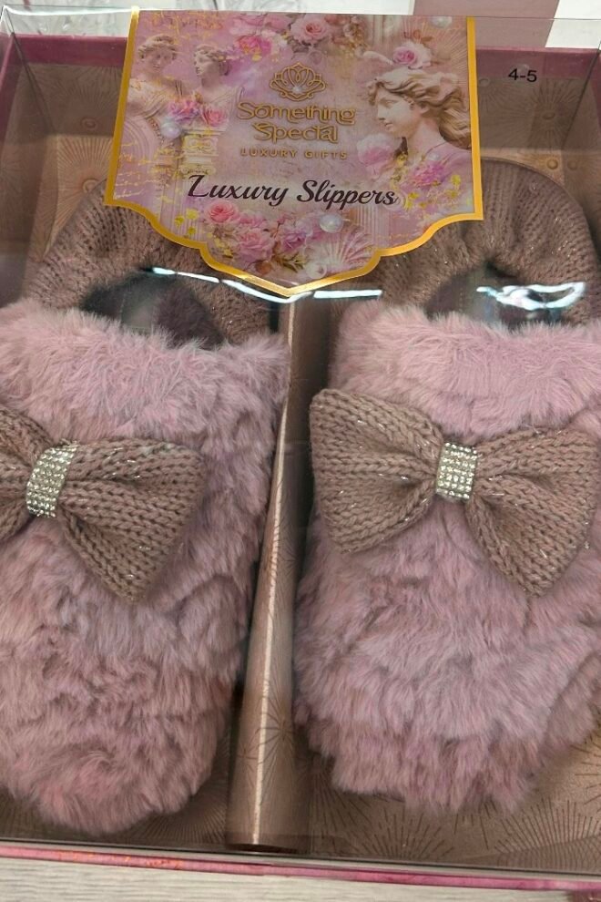 Bow Slippers Lilac SLIPP-LILAC