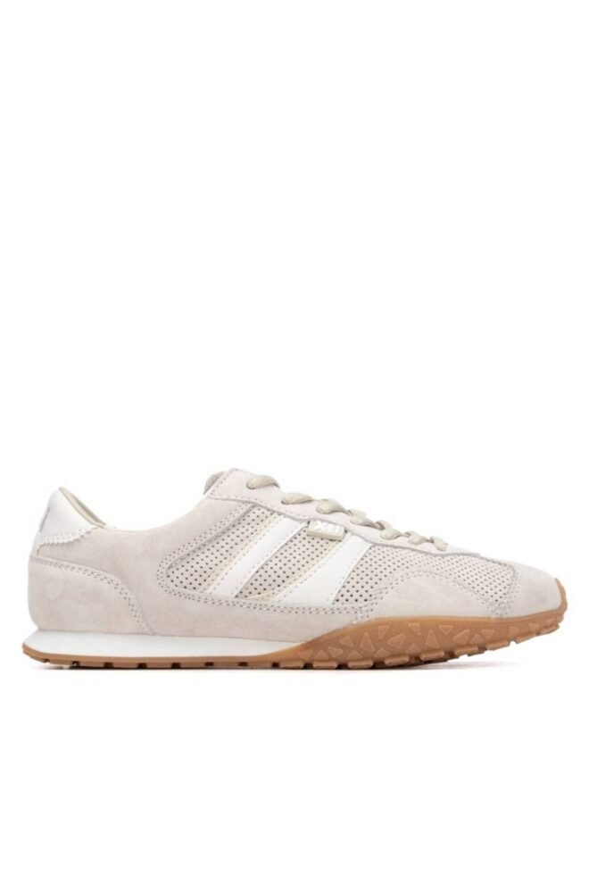 XTI Beige Suede Trainers 145058-BEI-1