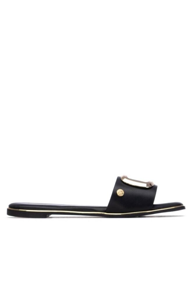 XTI Black Flat Slip-Ons 145382-BLK-1