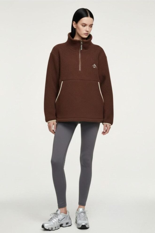 Marc Angelo Chocolate Brown Fleece US45508-BRWN-1