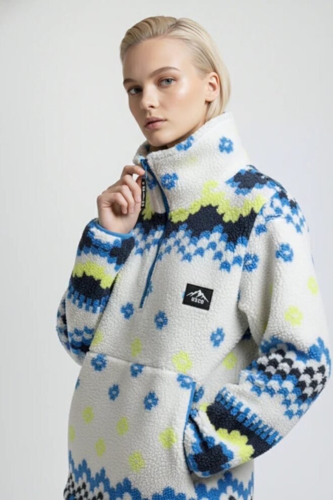 USCO Neon Geo Fleece NEON-GEO-1