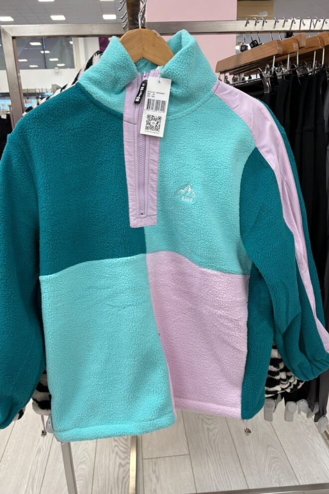USCO Teal Pink Fleece TEAL-PINK
