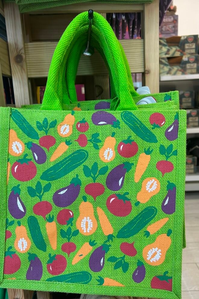 Eco Friendly Jute Bag  VEGGIES