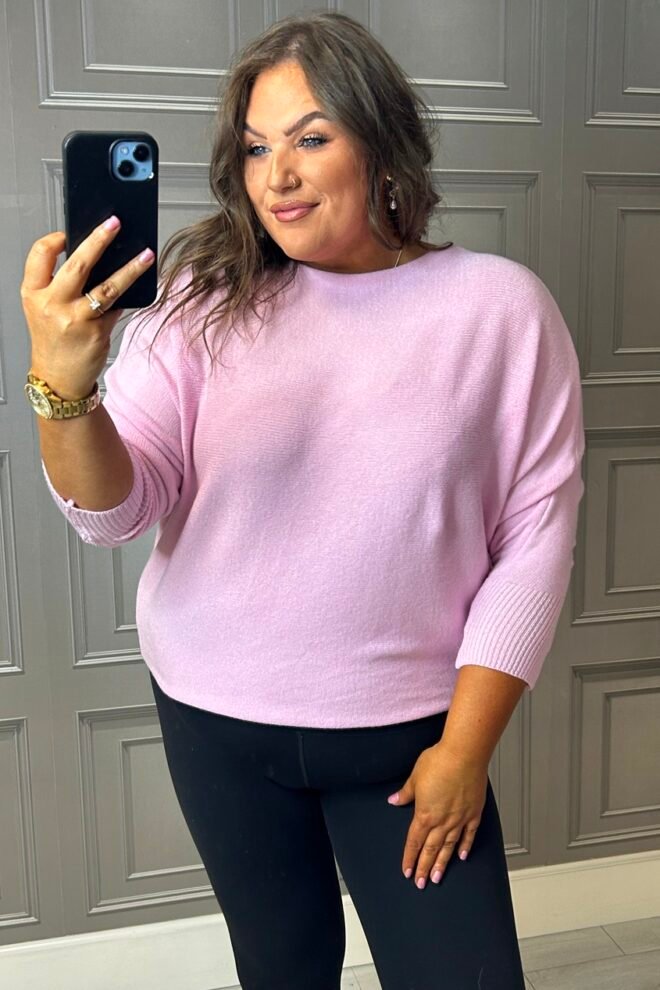 Julia Top Baby Pink One Size Fits Sizes 10-18  JULIA-BABYPK-1