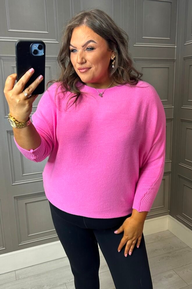 Julia Top Pink One Size Fits Sizes 10-18  JULIA-PINK-1