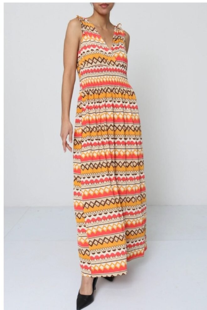 Magic Dress Petite Size Fits Sizes 6-12 Lauren Orange LAUREN-ORAN-1