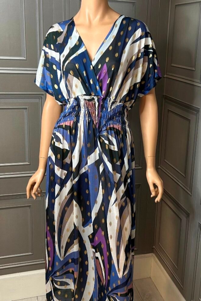 Magic Dress One Size Fits Sizes 12-22 Layla Navy LAYLA-NAV-1