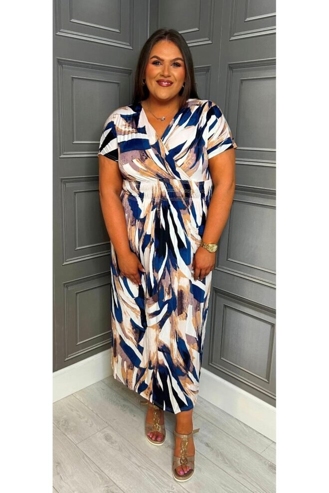 Magic Dress One Size Fits Sizes 10-22 Naomi Navy NAOMI-NAVY-1