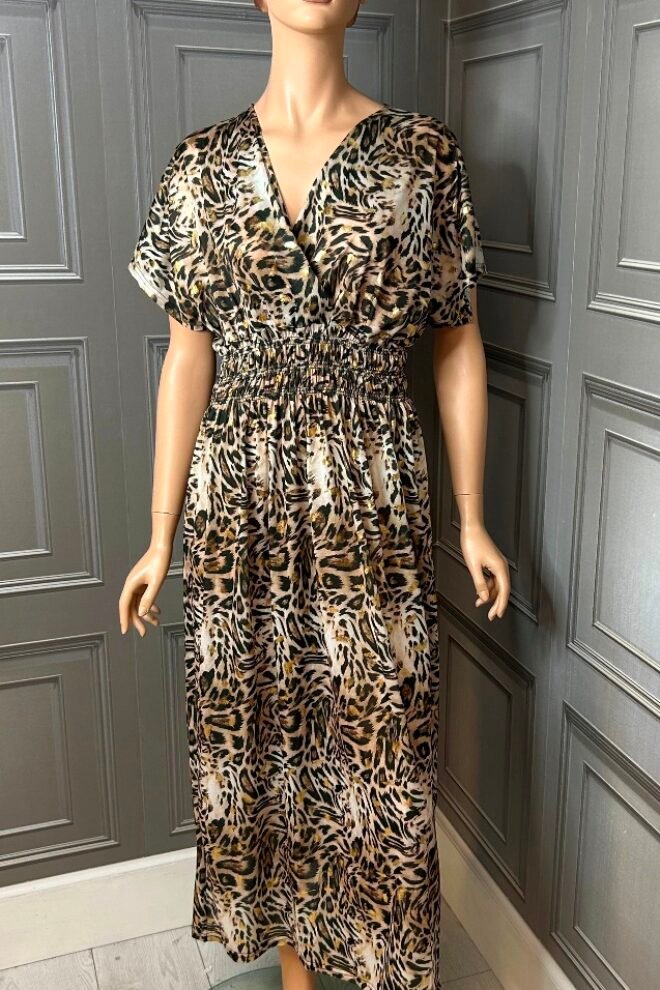 Magic Dress One Size Fits Sizes 10-22 Sasha Leo Beige SASHA-LEO-BEI-1