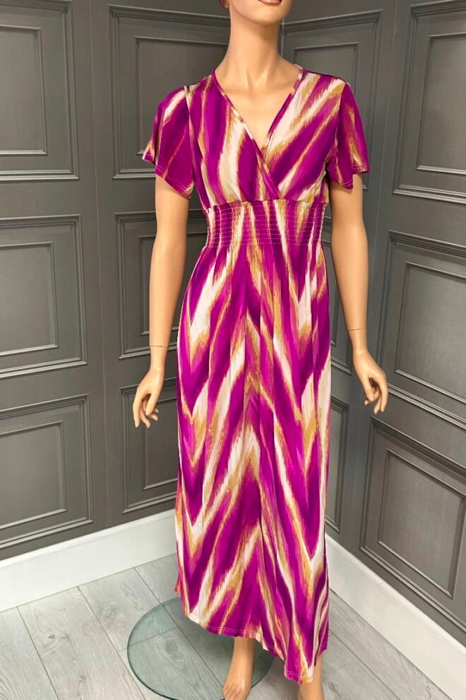 Magic Dress One Size Fits Sizes 8-18 Bianca Tee Sleeve Purple BIANCA-TEE-PURP-1