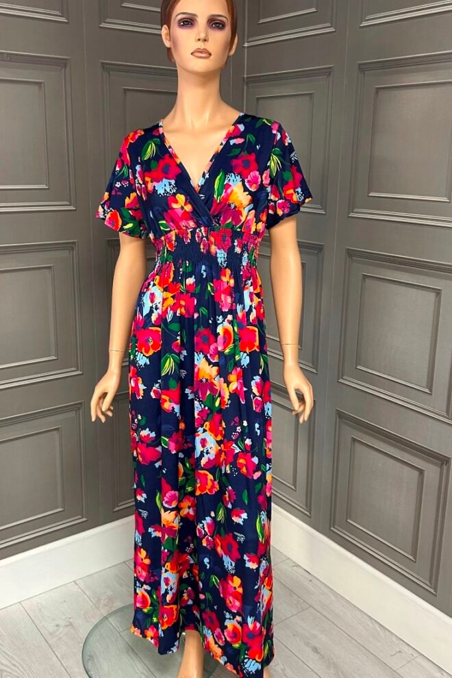 Magic Dress One Size Fits Sizes 10-20 Flora Navy FLORA-NAV-1