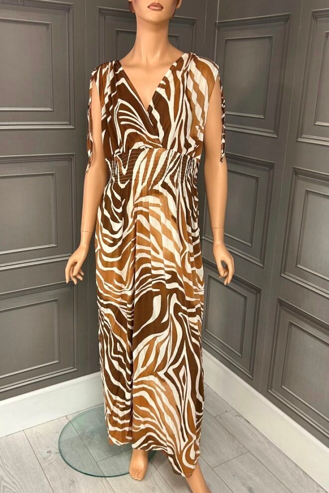 Magic Dress One Size Fits Sizes 12-22 Olivia Brown OLIVIA-BRWN-1